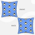 thumbnail image 3 of ZNDUO Throw Pillow, 18"x18" Bed Pillow and Couch Pillows - Indoor Decorative Pillows，Snowflake & Penguin Throw Pillow, 3 of 8