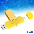 thumbnail image 1 of Disco Otg, Memoria USB2.0 Memoria de Memoria Amarilla Memoria Portátil Amarillo, Teléfono Inteligente para Tabletas, 1 of 7
