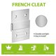 thumbnail image 5 of 10Pair Cleat Hanger Heavy Duty Metal Hanger Photo Rack, 5 of 5