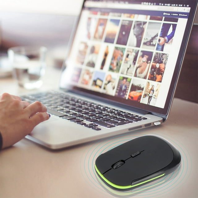 Ultra Thin Mouse, Mouse Smart Mini Receiver For Laptop