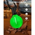 thumbnail image 3 of shiyou-25 Pack G40 Green LED Replacement Christmas Light Bulbs,E12 Candelabra Base, Shatterproof Plastic, for Christmas Outdoor String Lights (Green), 3 of 4