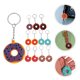 thumbnail image 4 of 18 Uds llavero colgantes Donut Charm llavero Donut colgante colgante para bolsos, 4 of 5