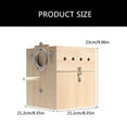 thumbnail image 3 of Parrots Breeding Habitat Breeding Box for Parrots with Ample Space for Bird Enthusiasts Large Capacity, 3 of 8