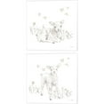thumbnail image 1 of Great Art Now Spring Lambs Neutral by Katrina Pete 2 Piece Canvas Art Set Each 14"W x 14H", 1 of 3