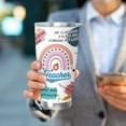 thumbnail image 5 of Teacher Appreciation Gifts Tumblers, 20 Oz Stainless Steel Teacher Insulated Tumbler Travel Coffee Mug, Thank You Teacher Tumbler Gifts for Women/Men from Students, 5 of 6