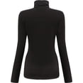 thumbnail image 3 of SSLR Turtleneck Thermal Shirts for Women Long Sleeve Tops Fleece Lined Shirt Mock Neck Base Layer 2 Pack, 3 of 7