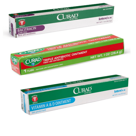 First Aid Kit Ointment Triple Antibiotic Bacitracin Vitamin A,D - BEST VALUE!!!