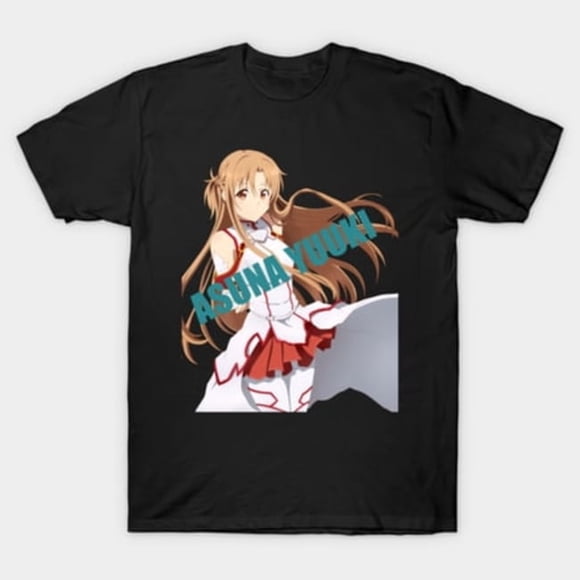 T-Shirt Unisexe Asuna Yuukii Sword Art Online SAO Anime Manga Waifu Graphic Art, Tailles jusqu'à 3TG