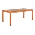 thumbnail image 6 of SAFAVIEH Outdoor Collection Marson Expandable Dining Table Natural, 6 of 10