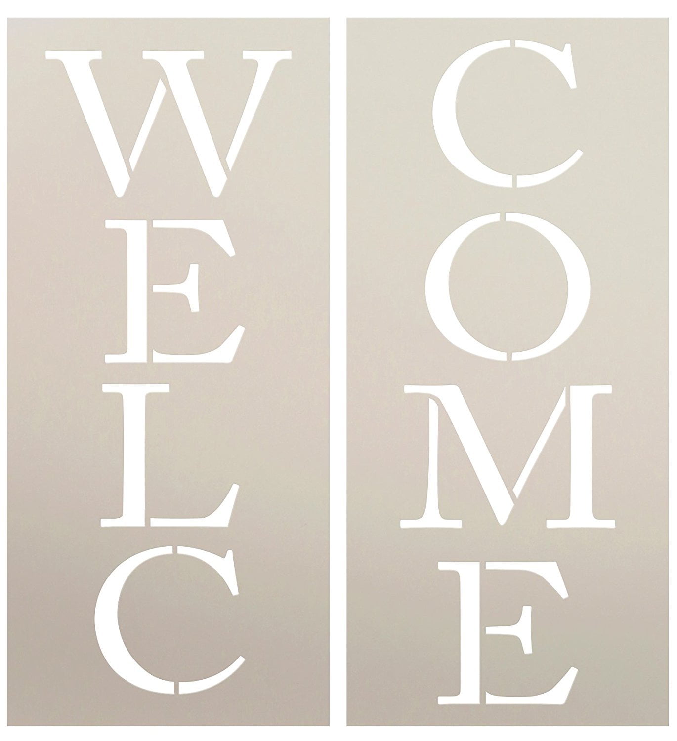 Welcome Stencil Template