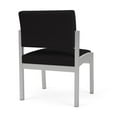 thumbnail image 5 of Lenox Steel Reception Waiting Armless Guest Chair / Silver Steel / Black, 5 of 5