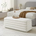 thumbnail image 1 of Modway Mezzo Boucle Upholstered Storage Bench in Cloud, 1 of 10