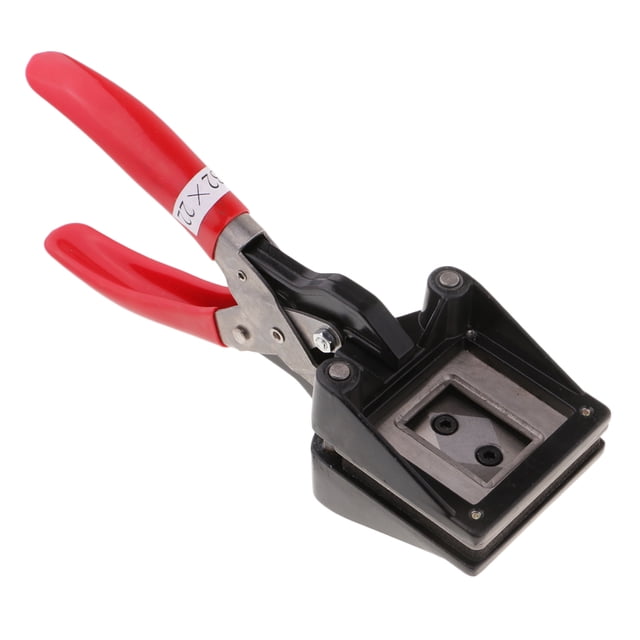 22x32mm ID Pto Punch Lvero Imagen Troquedora Fotografía De Mano Alicates Herramienta Sunnimix Cortador de fotos de pasaporte de mano