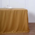 thumbnail image 3 of Efavormart 6FT Fitted Gold Polyester Rectangular Table Cover for Wedding Party Dining Banquet Events Restaurant Kitchen Home & Multi-Use, 3 of 11