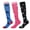 Cat（Blue,Pink,Black）, variant on Wowstyle 3 Pairs Compression Socks for Women Knee High for Running Work Support Nurses Pregnancy Travel