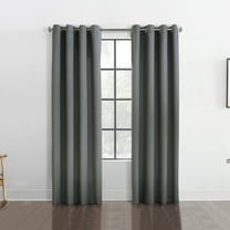 Habitat Margaret Light Filtering Window Treatment Grommet Curtain Panel for Bedroom 52" x 84" Charcoal