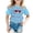 Light Blue, variant on Shadoumai Toddler Shirts Girls 2t Floral Graphic Crewneck Shirt Short Sleeve T Shirt Top Casual Basic Tees T-Shirts Toddler To Big Kid