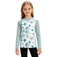 thumbnail image 2 of Tiijoy Boy's Long Sleeve Rash Guard Lightweight UPF 50+ Quick Dry Swim Shirt, Sizes 3-14, 2 of 6
