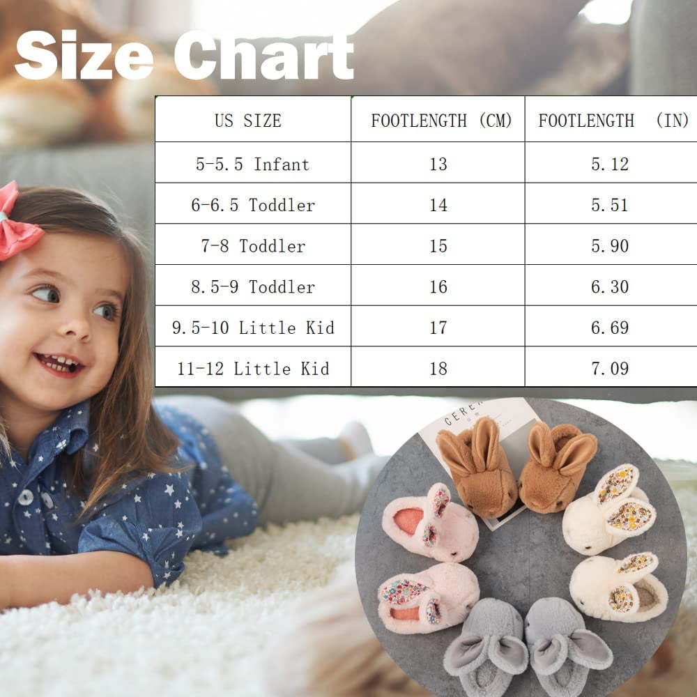 Sogetch Toddler Cute Bunny Slippers photo 7
