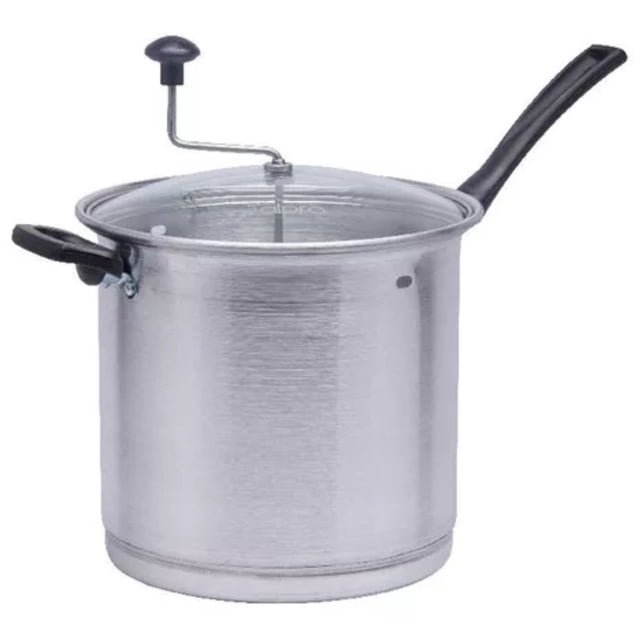 Olla Palomera Aluminio 20 Cm Alpro Tapa Cristal