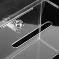 thumbnail image 3 of Milisten Donation Collection Ballot Box Transparent Acrylic 1Pcs, 3 of 8