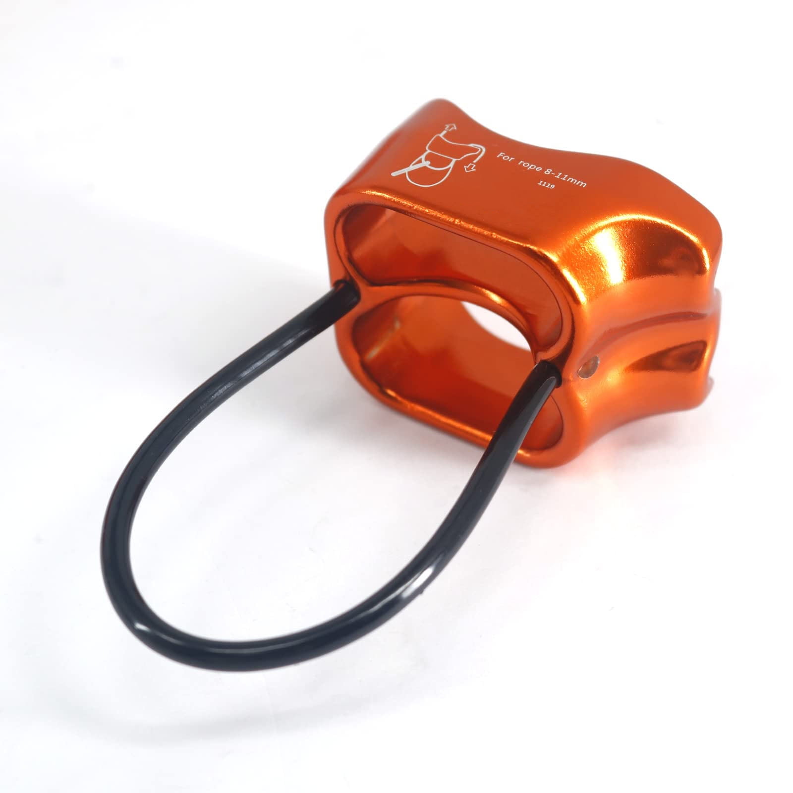 1 Pcs Climbing Abseiling Belay Device ATC Rappelling Descender 25KN V-grooved Equipment
