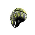 thumbnail image 3 of Ruiboury Rugby Helmet for Protection Soft Rugby Protective Cap for Training Soccer Sports Green Yellow 58cm to 64cm, 3 of 6
