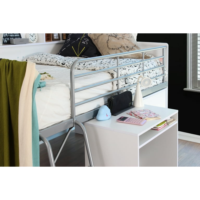 Talia Storage Loft Bed with a Desk Multiple Colors Walmart