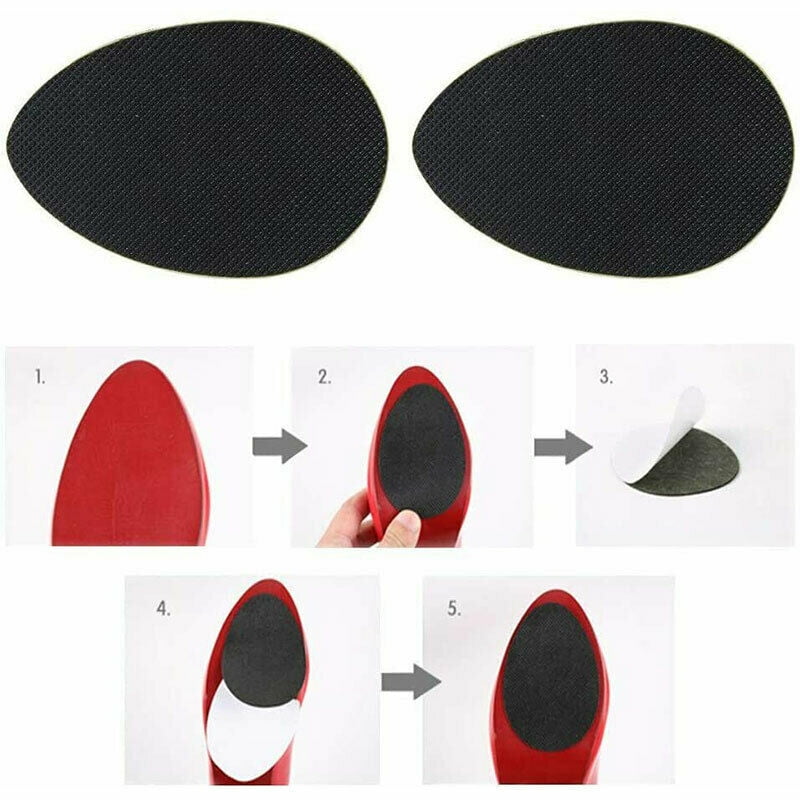 Self-Adhesive Anti-Slip Stick Shoe Grip Pad Non-slip Rubber Sole Protector 