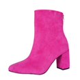 thumbnail image 4 of Lepsheexh Shoes for Women Autumn Winter Round Toe Chunky High Heel Fashionable Casual Short Tube Ankle Boots Versatile Daily Footwear, 4 of 8