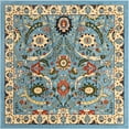 thumbnail image 3 of Unique Loom Cape Cod Espahan Rug , 8' 0" x 8' 0" , Blue, 3 of 7