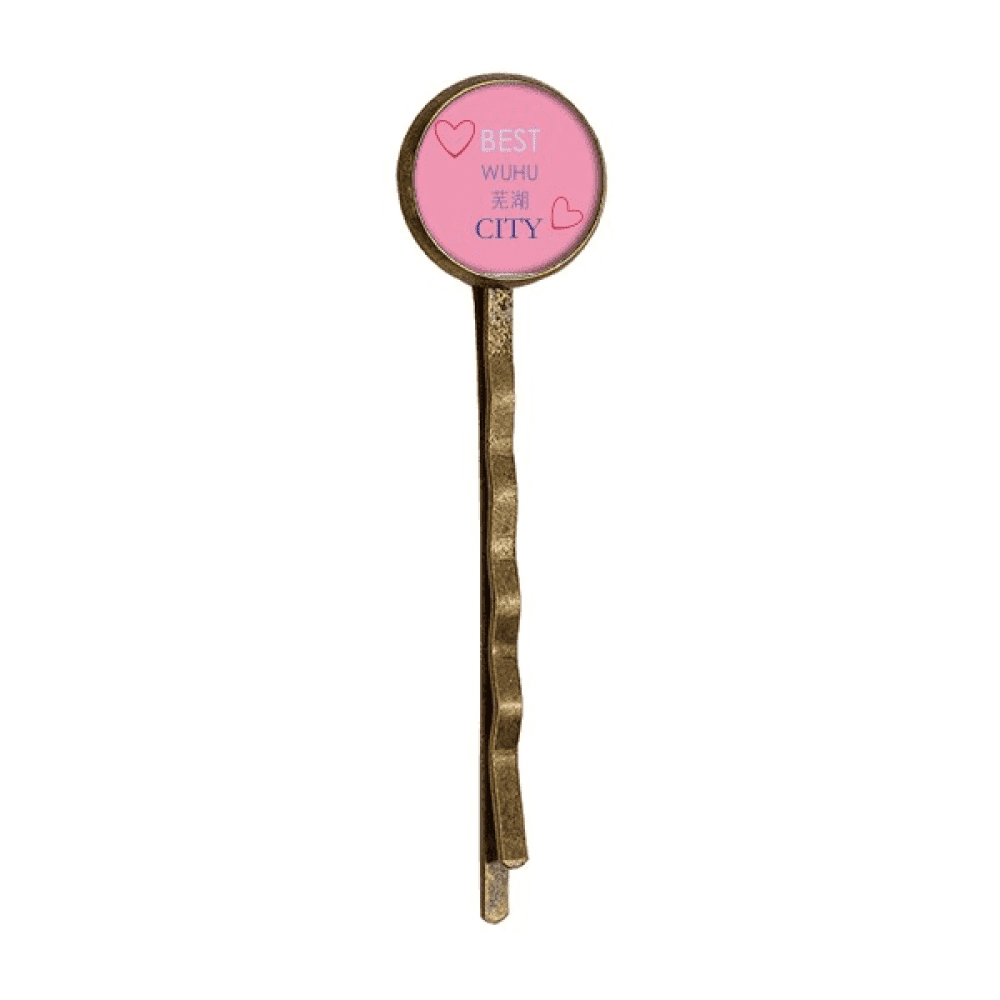 Yangtze River Wuhu Signe Art Déco Rétro Métal Cheveux Bobby Pin Headwear