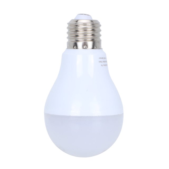 7W 2700K Blanco cálido Radar Movimiento Inducción LED Globo Bombilla Lámpara de oficina en casa AC85-265V