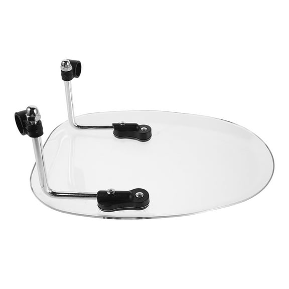 RENACLIPY Transparent PC Motorcycle Wind for Electric Scooters and Bikes, Windshield Accessory