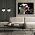 thumbnail image 6 of Epic Graffiti 'Ostrich Don't Text Me' by Cindy Jacobs, Canvas Wall Art, 54"x40", 6 of 8