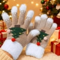 thumbnail image 2 of Hellosay Womens Gloves for Cold Weather Thermal Warm Christmas Gifts Khaki, 2 of 7