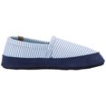 thumbnail image 1 of Acorn Women's Moc Slipper, Blue Stripe, 8-9, 1 of 1