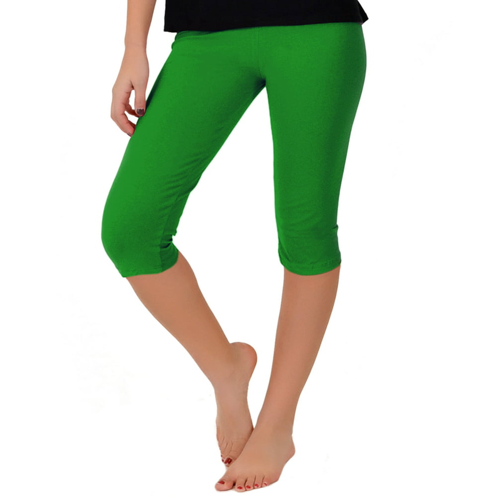 Stretch Is Comfort - Women's and Plus Size Knee-Length Leggings ...