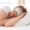 thumbnail image 6 of Salouo Dandelion Floral Pattern Sleep Mask,Sleep Eye Mask & Blindfold Eye Sleep Shade Cover with Elastic Strap Soft Eye Cover Eyeshade for Night Sleeping Travel & Nap, 6 of 7