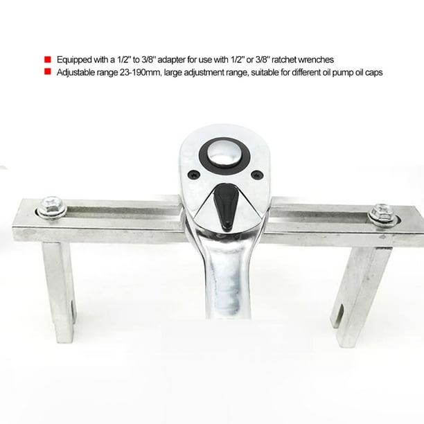 Llave De Tanque De Combustible, Cubierta De Coche, Herramienta De Extracción De Bomba De Aceite Ajustable