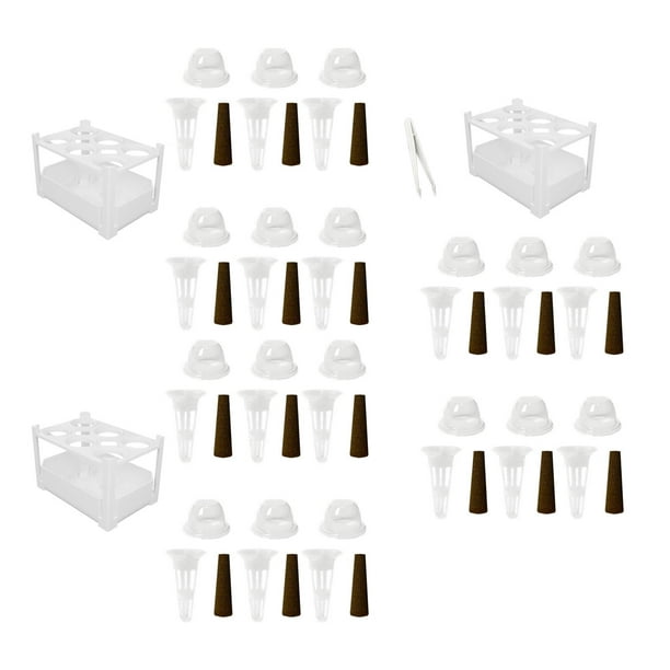 Kit de sistema de cultivo hidropónico Sistema de jardinería Hidropónico portátil fácil de usar 3 juegos
