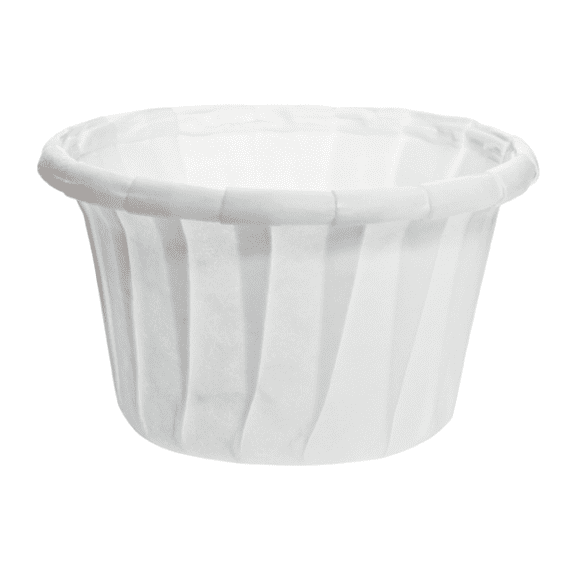Solo® Treated Paper Souffle Portion Cups, 0.75 Oz, White, 20 Bags of 250 Cups, Case Of 5,000 Cups