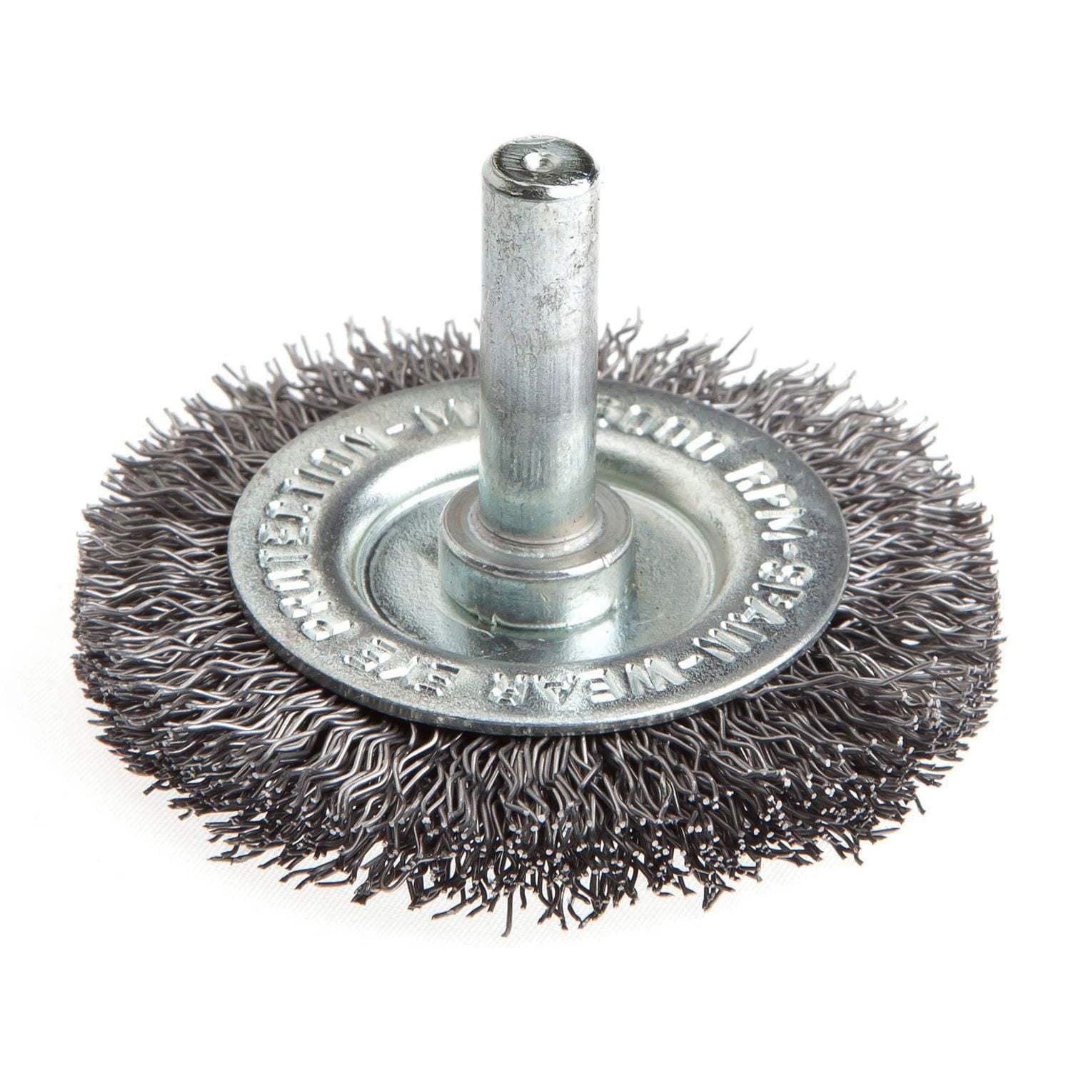 Forney Industries Command PRO Wire Wheel Crimped  2 in x .014 in x 1/4 in Shank