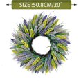 thumbnail image 3 of Spring Wreath 20inches Artificial Wreath with Flower Summer Wreath for Front Door Wall Window Party Festival Wedding, 3 of 4