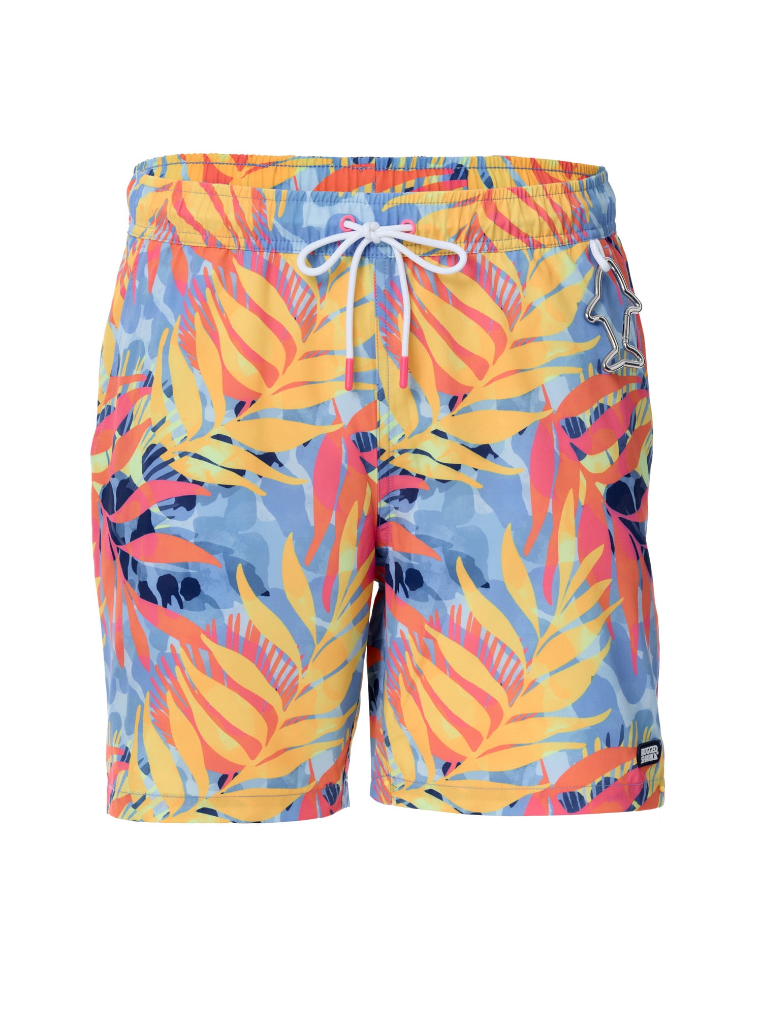 Rugged Shark Mens & Big Mens Swim Trunks, 7" Inseam, Sizes S-3XL