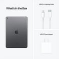 thumbnail image 4 of Boîte Ouverte - Apple iPad (9e Génération) avec WI Tablette 10,2 Po - Gris Cosmique (Apple A13 Bionic / 3 Go de RAM / 256 Go eMMC / MacOS), 4 of 4