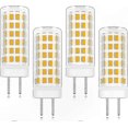thumbnail image 1 of 4-Pack 9W GY6.35 LED Bulbs, AC/DC 220V, Warm White 3000K, Halogen Replacement, 1 of 5