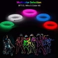 thumbnail image 2 of EL Wire 5 Pack, 9ft Neon Light Noise Reduction with Battery Pack(Green, Blue, Red, White, Pink)… (9ft), 2 of 4