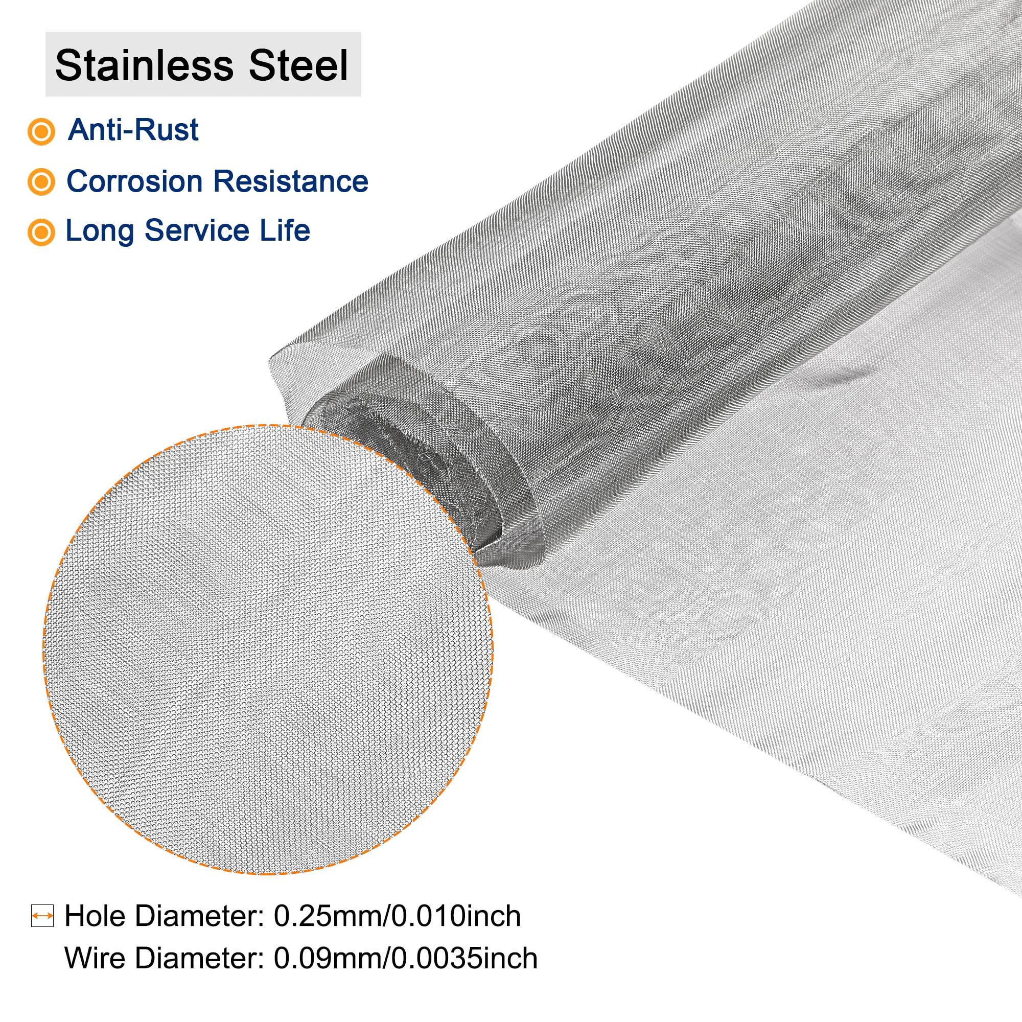 304 316 Stainless Steel Woven Wire Mesh Filter For Screening And Filtration Of Plastic Particles Food Industry - View #12