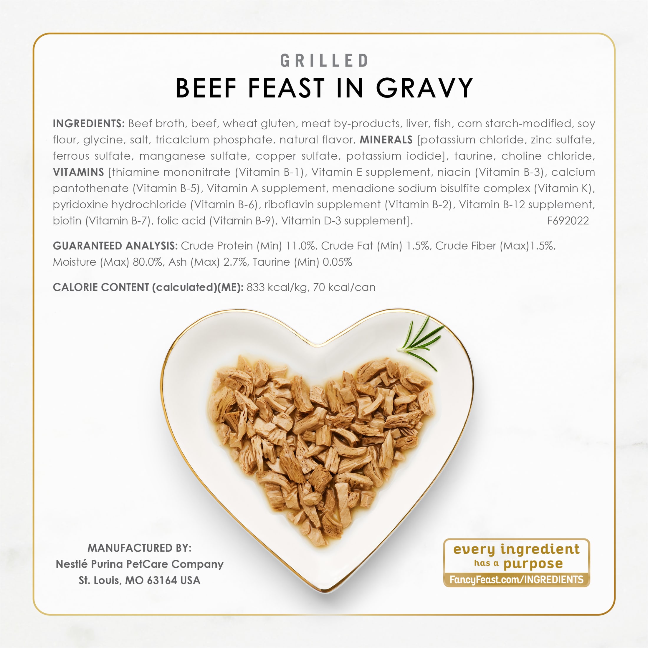 Fancy Feast Grilled Poultry & Beef Variety Pack Wet Cat Food, 30-Count photo 8